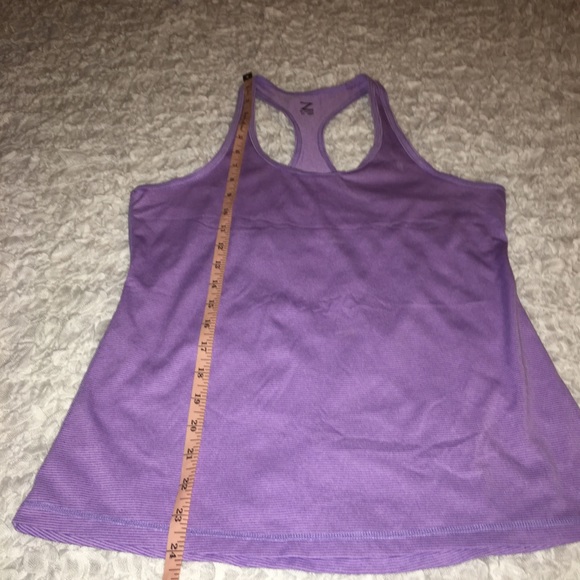 Zella Purple Striped Tank Top - XS/S - Y - Picture 4 of 5